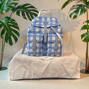 PRADA Small Printed Re-Nylon Backpack - NEW